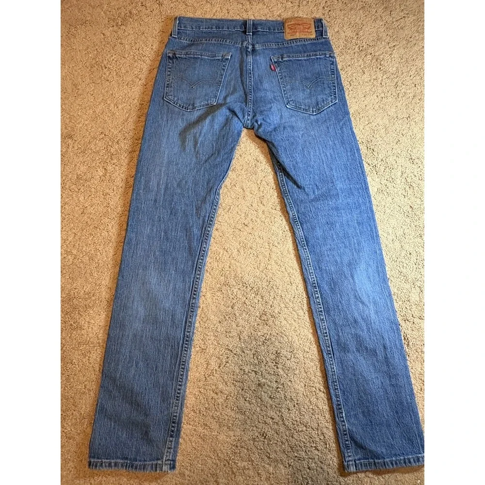 Levis 502 Jeans Men's Size W30L32 Blue Straight‎ Leg Medium Wash Comfortable